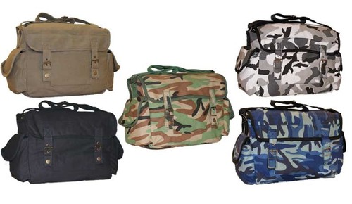 Army canvas bag vintage - canvas,