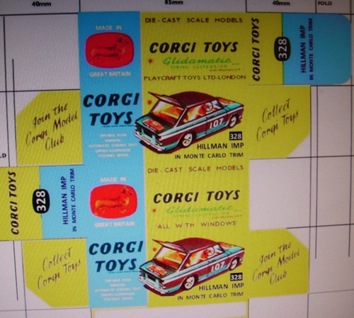 Repro replica box for corgi - replica,