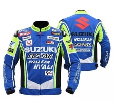 All Season Suzuki Motorbike Motorcycle Riding Jacket Textile Fabric Biker Jacket