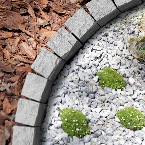 Grey lawn edging garden - lawn,