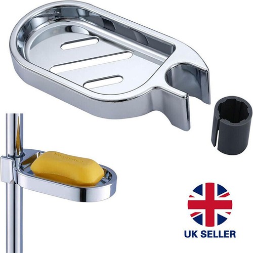 Clip soap dish tray holder - clip-on,