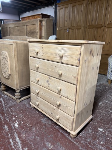 Stripped pine chest - stripped, of