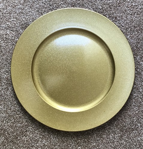 Shimmer gold charger plates - shimmer,
