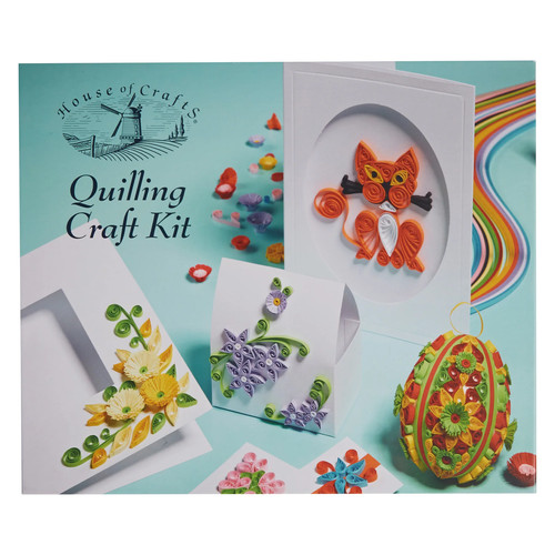 House crafts quilling - house, of