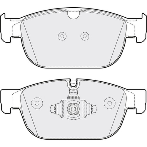 Brake pads set for - set, volvo