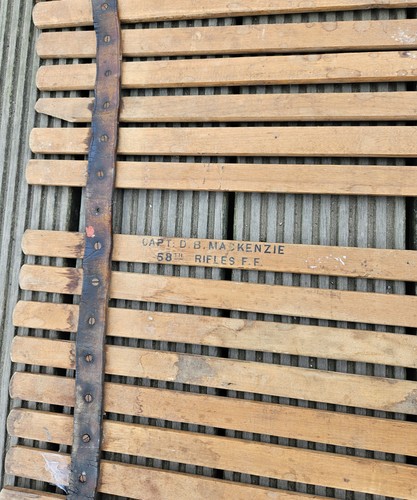 Campaign bed frame - bed, (captain