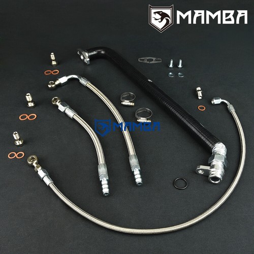 Turbo oil water line - oil,
