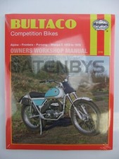 BULTACO HAYNES MANUAL ALPINA FRONTERA PURSANG SHERPA WORKSHOP REPAIR PARTS BOOK