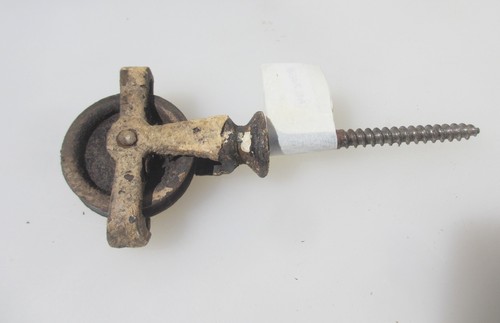 Vintage iron pulley - vintage,