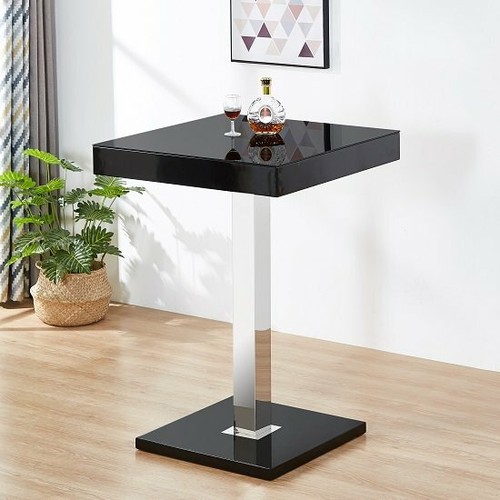 Topaz high gloss bar table - high,