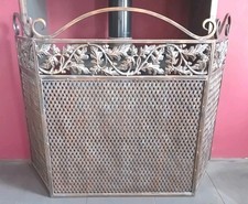 Heavy Duty Decorative Fire Screen Guard Metal 10kg