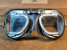 WW2 RAF ROYAL AIR FORCE BRITISH AVIATION PILOT GOGGLES VERY NICE CONDITION 