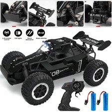 2.4G High Speed Off-Road RC Car 1:16 Scale 2WD Drift LED Light Remote Control UK