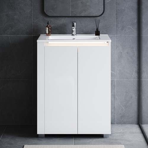 High gloss white 600mm - high,