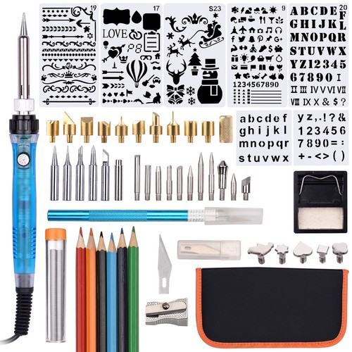 Wood burning tool kit 55pcs - ⁺wood,