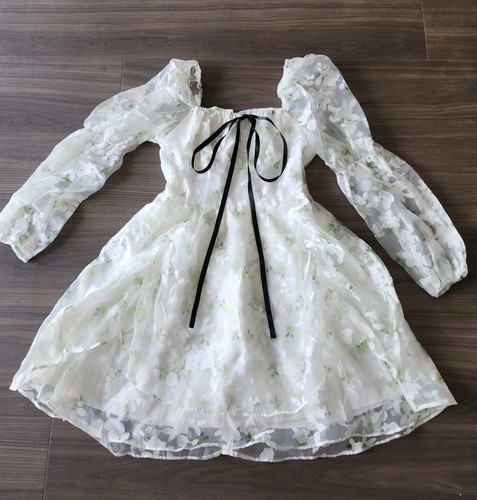 Pale green floral - pale, floral,