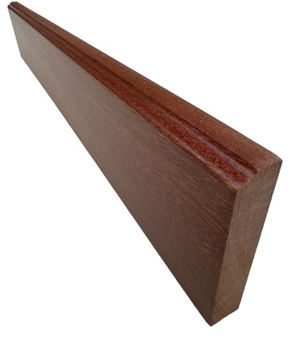 Solid oak sapele skirting - sapele,