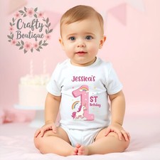 Girls 1st Birthday Tshirt