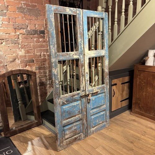 Pair vintage wooden - of,