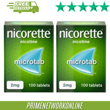 2x Nicorette Microtab 2mg -