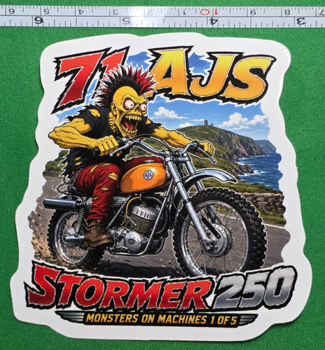 1971 ajs stormer - ajs, 9x9cm