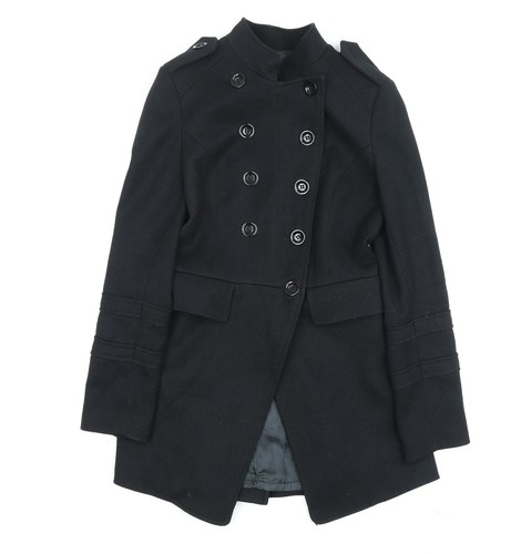 Zara women black military - women's,