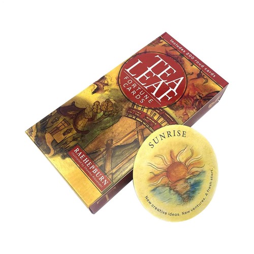 Tea leaf fortune - leaf, tarot