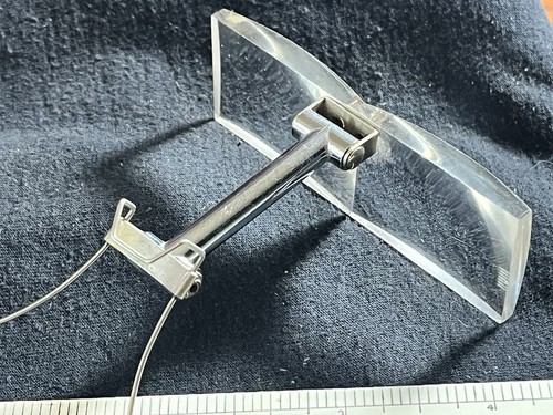 Vintage clipon magnifier - clipon, eye