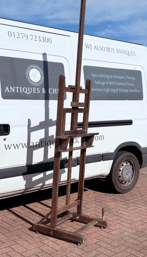 Large antique oak artist - large,