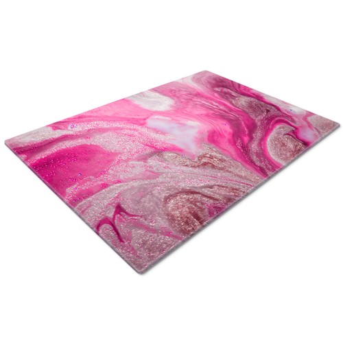 Glass chopping cutting - glass, board