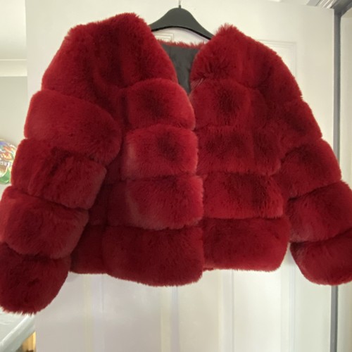 Beautiful red real fur coat - beautiful,