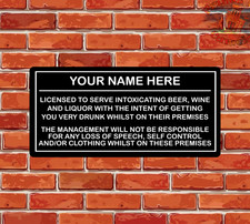 Personalised Licensed to Sell