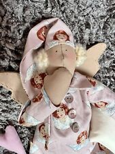 Tilda Angelo Addormentato Bambola Stoffa Handmade Giocattolo Doll Toy