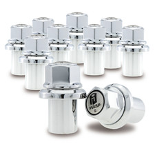 10 PCS Long Sleeve Wheel Nuts 7/8-11 BSF for Scania Truck Alcoa Dual Wheel