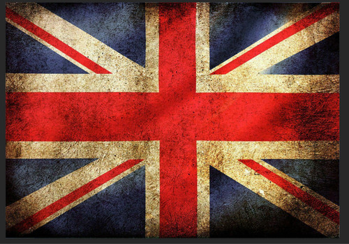 Union jack retro metal - jack,