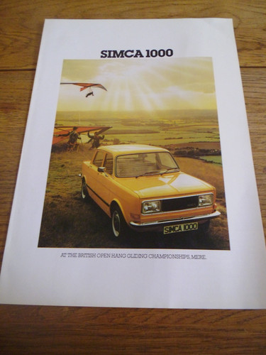 Simca 1000 brochure 1978 - 1000, brochure,