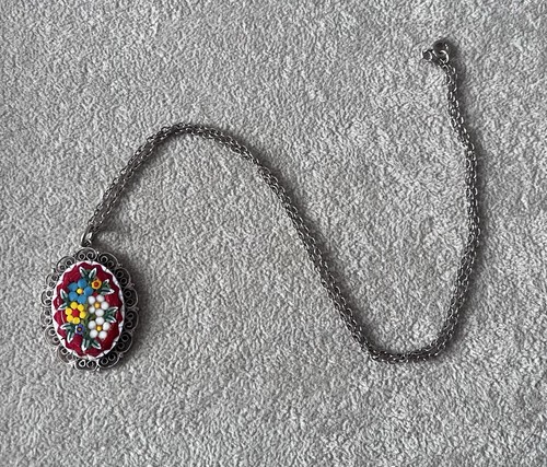 Vintage micro mosaic floral - vintage,