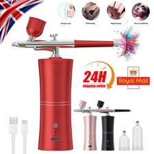 Airbrush Compressor Kit Rechargeable for Nail Makeup Tattoo Cake Spray Hydrating