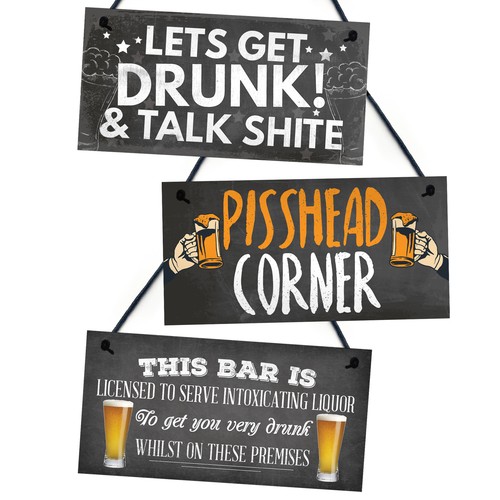 Funny home bar sign - home,