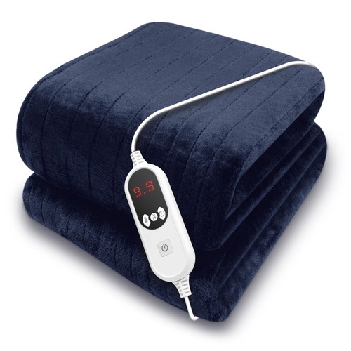Heated throw soft fleece - throw,