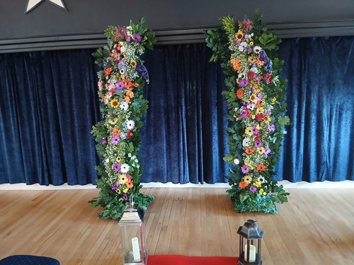 Artificial floral wedding - 2x,
