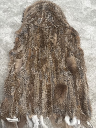 Rabbit fur and raccoon fur