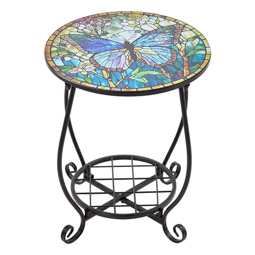Outdoor side table round small - table,