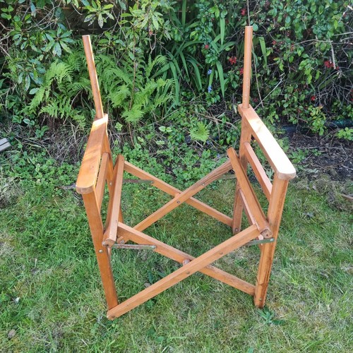Wooden folding directors chair - wooden,