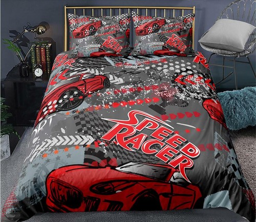 Red racing car zhub643 - red,