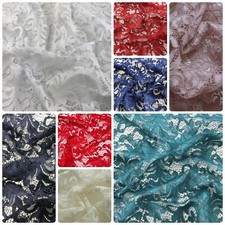 Premium Quality Soft Rachel Corded Lace Fabric 60" Wide Wedding Dresses Summer