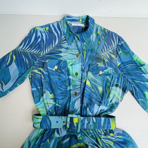 Vtg shirt dress - dress, tropical