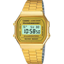 Casio A168 Golden UnisexWatch–Digital,Retro Classic,Water Resistant,Stylish Gift