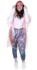 RAINCOAT RAIN COAT WATERPROOF ADULT FESTIVAL CAMPING HIKING HOODED DISPOSABLE