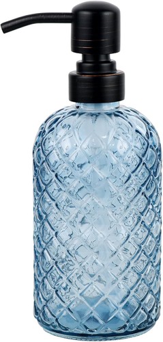 Glass soap dispenser - oz,